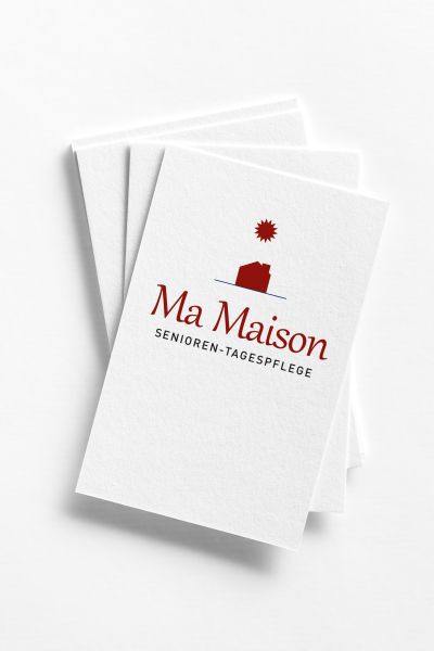 Corporate stationery set mockup at white textured paper backgrou